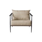 Poltrona Decorativa Sala Estar Bella Linho Bege