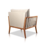 Poltrona Decorativa Sala Estar Jade Linho Offwhite 01t