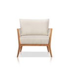 Poltrona Decorativa Sala Estar Jade Linho Offwhite 01t