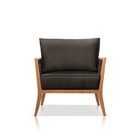 Poltrona Decorativa Sala Estar Jade Linho Preto 12t