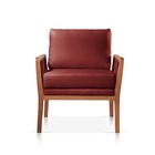 Poltrona Decorativa Sala Estar Julia Suede Vinho 17