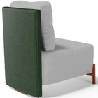 Poltrona Decorativa Sala Estar Living Pés Madeira Hungria L02