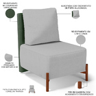 Poltrona Decorativa Sala Estar Living Pés Madeira Hungria L02