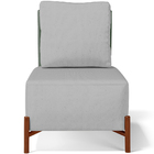 Poltrona Decorativa Sala Estar Living Pés Madeira Hungria L02