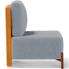 Poltrona Decorativa Sala Estar Living Pés Madeira Hungria L02