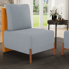 Poltrona Decorativa Sala Estar Living Pés Madeira Hungria L02