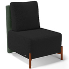 Poltrona Decorativa Sala Estar Living Pés Madeira Hungria L02