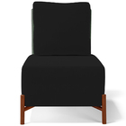 Poltrona Decorativa Sala Estar Living Pés Madeira Hungria L02