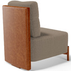 Poltrona Decorativa Sala Estar Living Pés Madeira Hungria L02