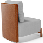 Poltrona Decorativa Sala Estar Living Pés Madeira Hungria L02