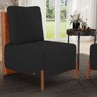 Poltrona Decorativa Sala Estar Living Pés Madeira Hungria L02