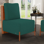 Poltrona Decorativa Sala Estar Living Pés Madeira Hungria L02