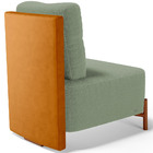 Poltrona Decorativa Sala Estar Living Pés Madeira Hungria L02