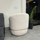 Poltrona Decorativa Sala Estar Orgânica Beatriz Boucle Bege