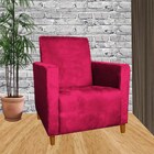 Poltrona Decorativa Sala Ou Escritorio Estela Vermelho