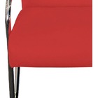 Poltrona Decorativa Sara Pés Cromado Corano - Amarena Móveis