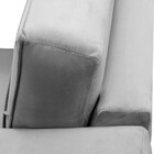 Poltrona Decorativa Sarah Veludo Cinza Chumbo - Speciale Home