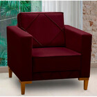 Poltrona Decorativa Sarah Veludo Soft Skin Speciale Home