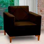 Poltrona Decorativa Sarah Veludo Soft Skin Speciale Home