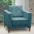 Poltrona Decorativa Sarah Veludo - Star Confort