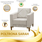 Poltrona Decorativa Sarah Veludo - Star Confort