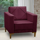 Poltrona Decorativa Sarah Veludo - Star Confort