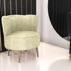 Poltrona Decorativa Savana 1 Lugar Boucle Bege Matrix