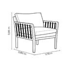 Poltrona Decorativa Sofia Veludo Verde Gramdecor