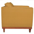 Poltrona Decorativa Suede Esper  Mostarda