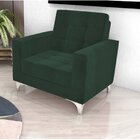 Poltrona Decorativa Thainá  Maserati Verde