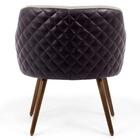 Poltrona Decorativa Tressê Pés Palito Madeira Jade B-183 Cora