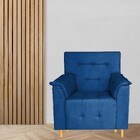 Poltrona Decorativa Valentina Confortável Para Sala Quarto Re