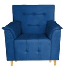 Poltrona Decorativa Valentina Confortável Para Sala Quarto Re