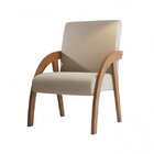 Poltrona Decorativa Veludo Duda Espresso Móveis Pinho/nude