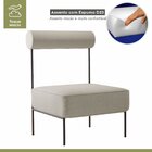 Poltrona Decorativa Veludo Para Sala De Estar Kyra Yescasa Pr