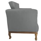 Poltrona Decorativa Veneza Suede Cinza - Dominic Decor