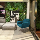 Poltrona Decorativa Versalhes Pés Champagne Giratório Veludo