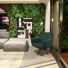 Poltrona Decorativa Versalhes Pés Chocolate Giratório Veludo