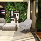 Poltrona Decorativa Versalhes Pés Madeira Giratório Preto Lin