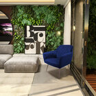 Poltrona Decorativa Versalhes Pés Palito Champagne Veludo Azu