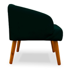 Poltrona Decorativa Virgínia Veludo Verde - Montanaris Decor