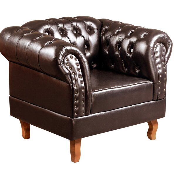Poltrona Decorativo Dom Pedro Chesterfield Retrô Decorativa C