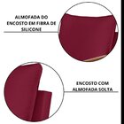 Poltrona Decoratvapara Sala De Estar Efatá Bordô