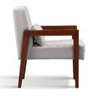 Poltrona Detroit Bege Mesclado Claro