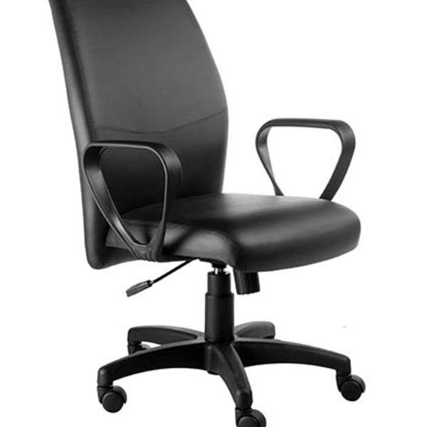 Poltrona Diretor Com Braços Linha Ferrari Preto