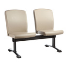 Poltrona Diretor Em Longarina Com 2 Lugares Linha Alpha Bege