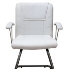 Poltrona Diretor Ergonômica Base Fixa Em S Linha Vivara Branco