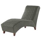 Poltrona Divã Chaise Lougue Individual Cinza