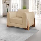 Poltrona Djon Linho  Dourado