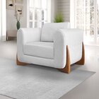 Poltrona Djon Linho Grigio